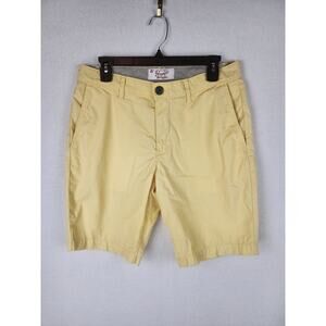 Penguin Shorts Mens 32 Yellow golf summer hiking fishing outdoor festival beach